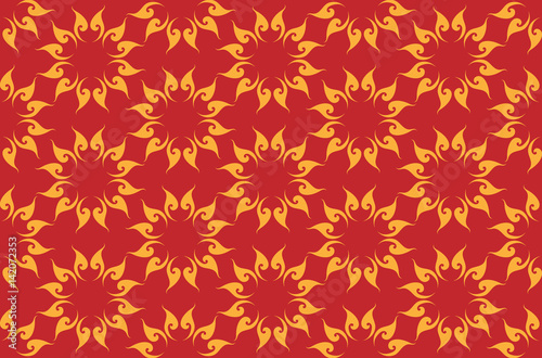 Thai traditional Background, art pattern, Vector.