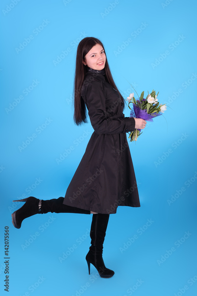 Naklejka premium Girl