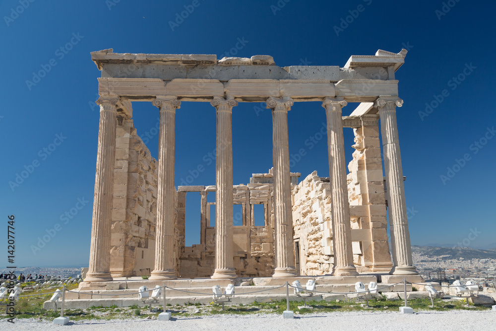 Ruins of the Temple Parthenon at the Acropolis