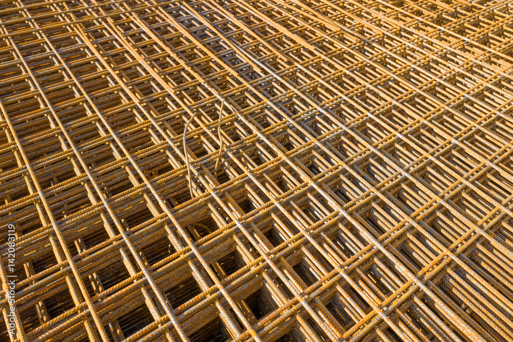 Concrete rebar. Concrete rebar.