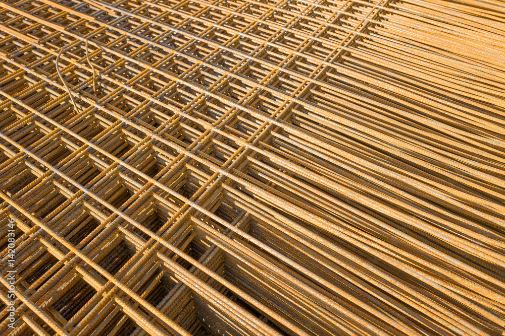 Concrete rebar.