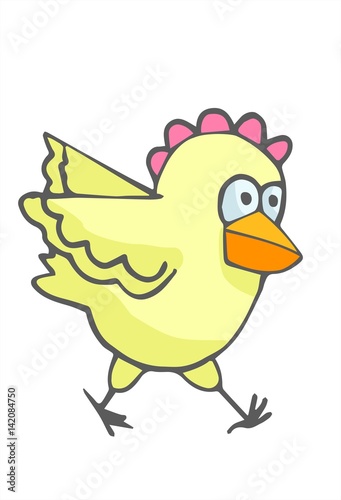 Cartoon vector chick