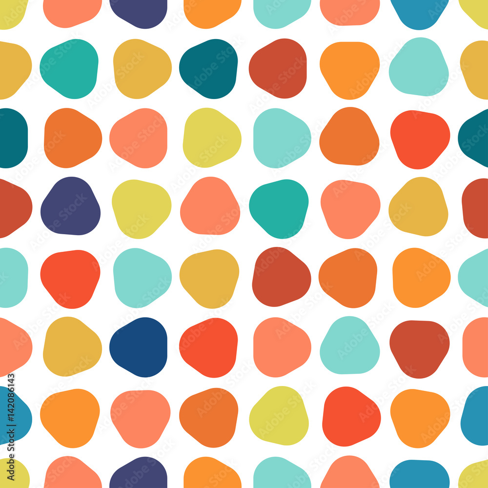 Colorful seamless geometric pattern. Colorful seamless geometric pattern.