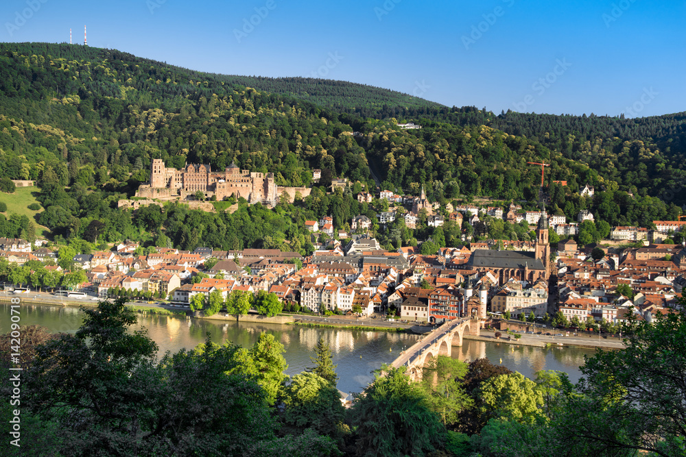 Stadt Heidelberg am Neckar, Baden-Württemberg, Deutschland