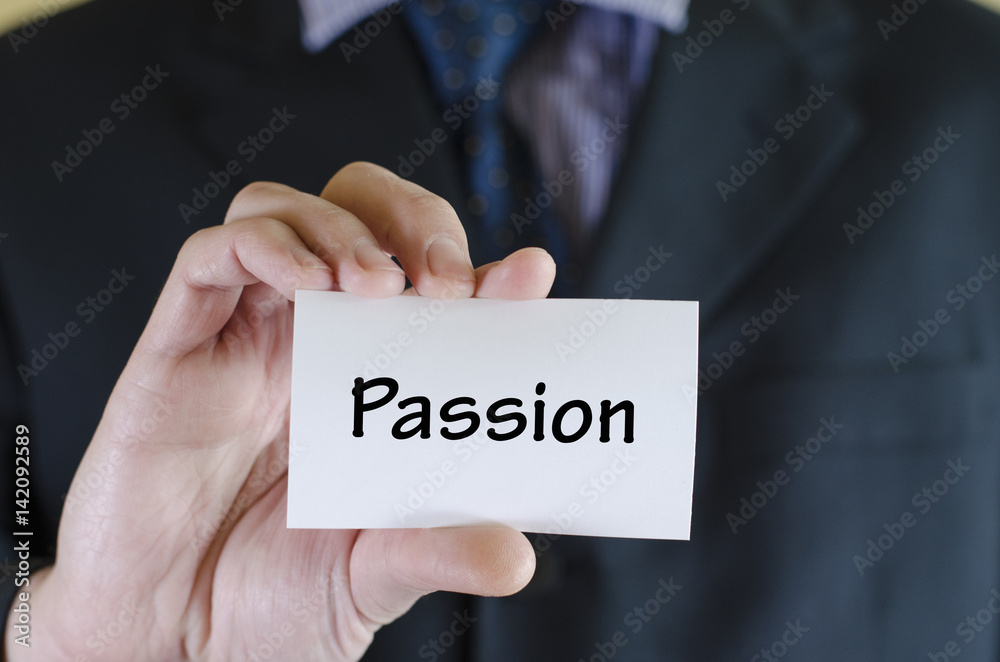 Passion text concept Passion text concept