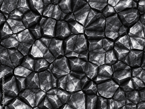 Black coal texture taken closeup as background.Digitally generated image.
