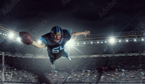 American football player © Sergey Nivens