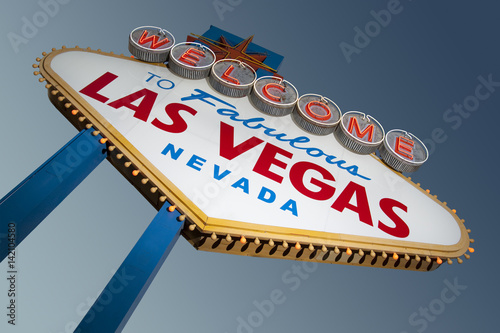 Las Vegas welcome sign front view © James Carroll