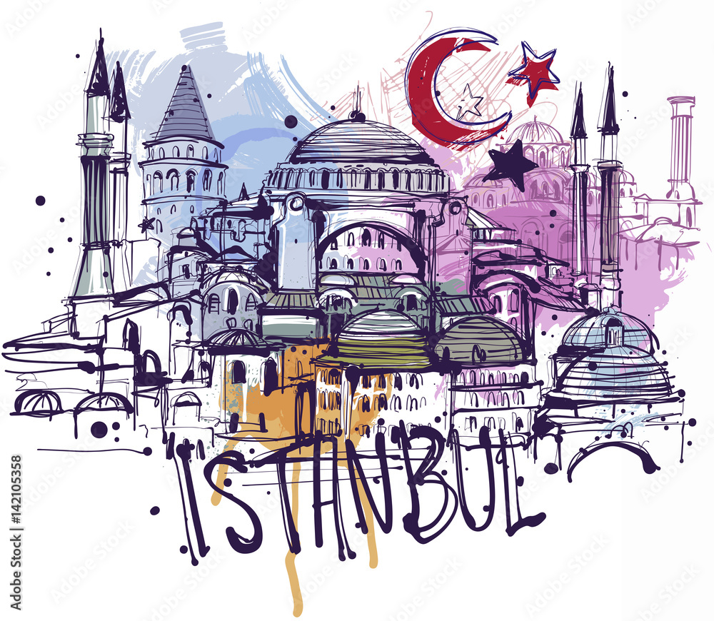 Obraz premium Istanbul Sketch