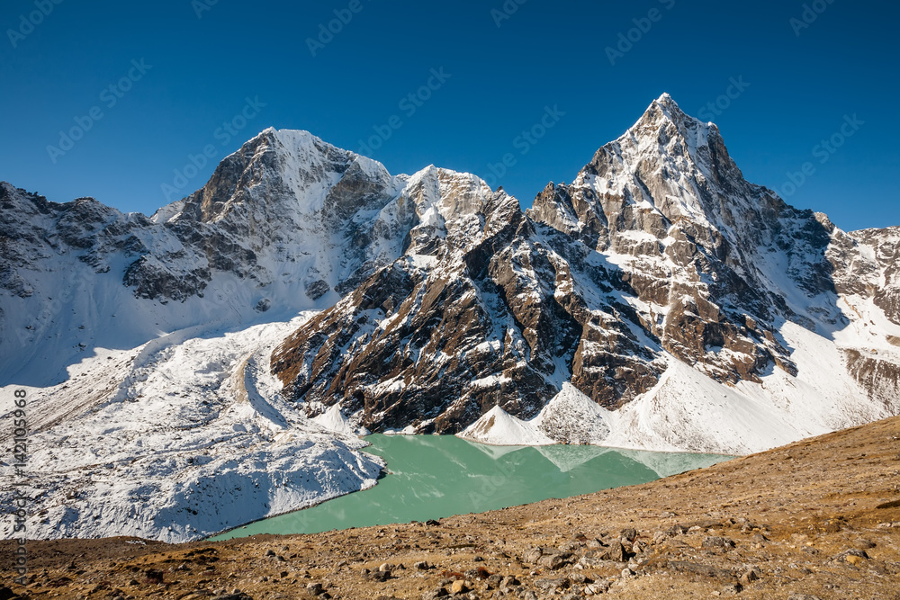 Fototapeta premium Beautiful landscape of Himalaya mountains