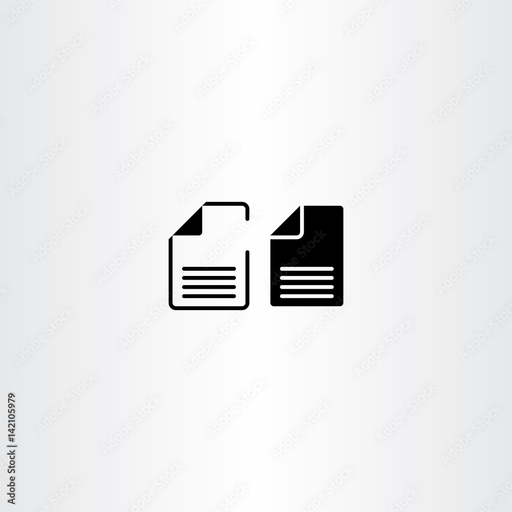 black paper file documents icon vector design black paper file documents icon vector design