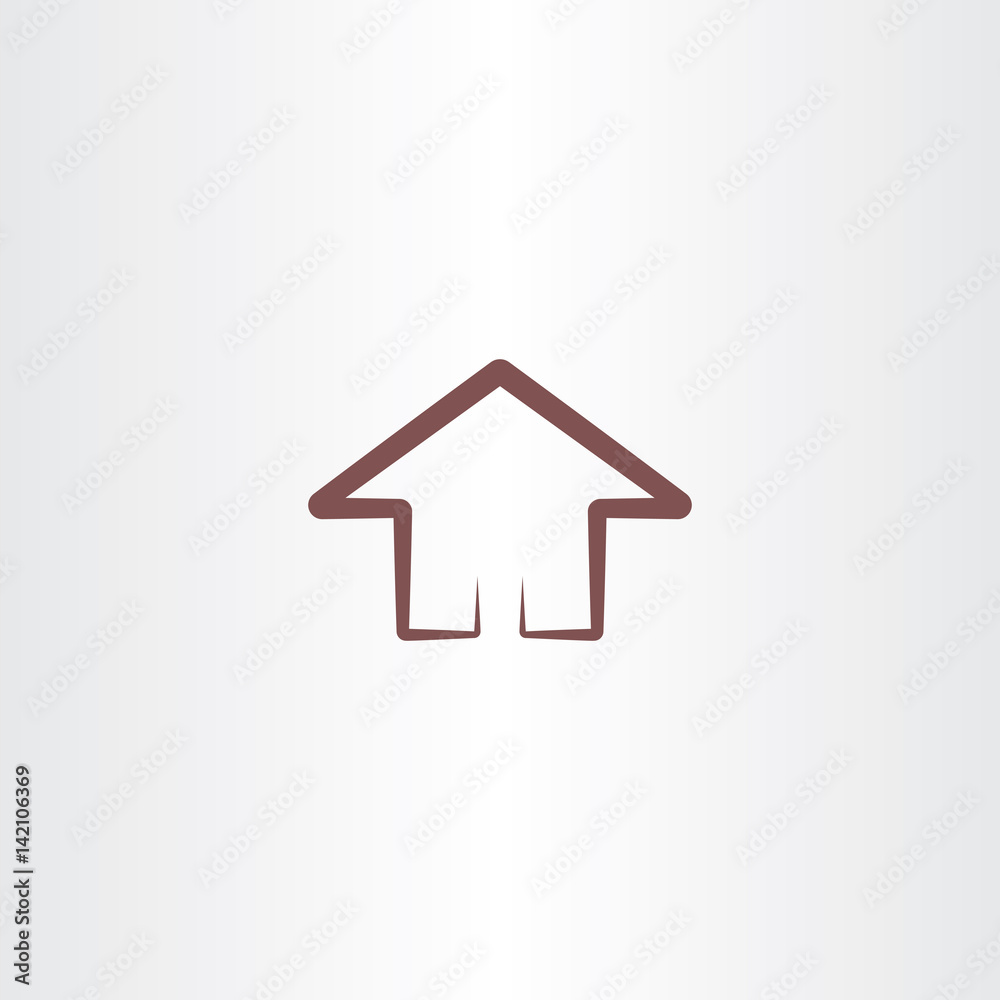 house symbol design element house symbol design element