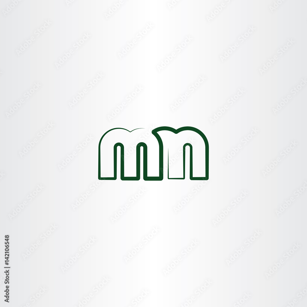 letter m and n line logo vector icon letter m and n line logo vector icon