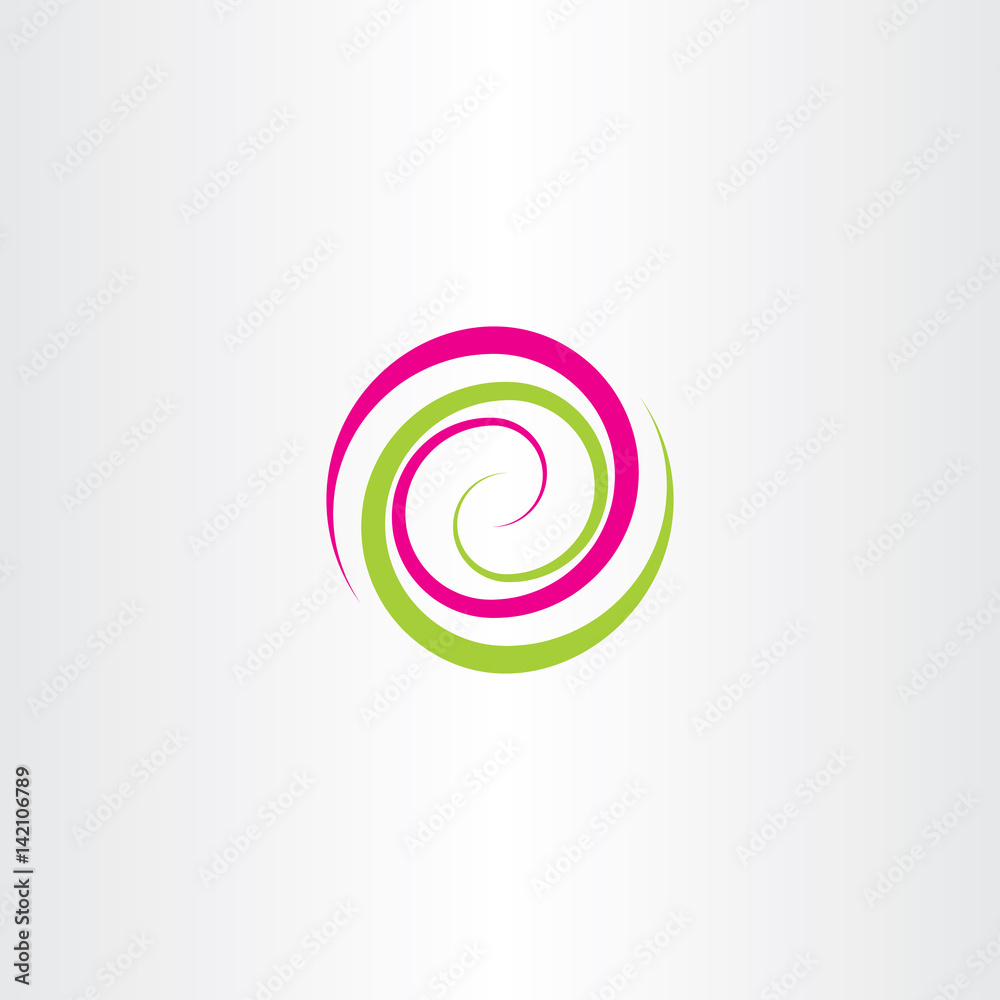 swirl spiral tech logo wave icon vector design element swirl spiral tech logo wave icon vector design element