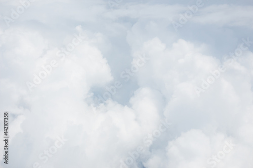 White Soft Bright Cotton Clouds Background Stock Photo, Picture and Royalty  Free Image. Image 74951761.