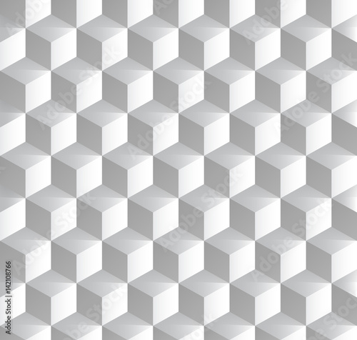 Fototapeta Naklejka Na Ścianę i Meble -  Background with isometric cubes patterns