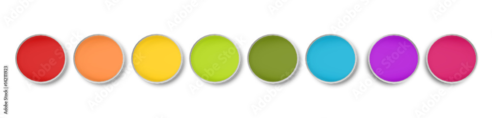 Button Reihe Banner Band Bunt Button Reihe Banner Band Bunt