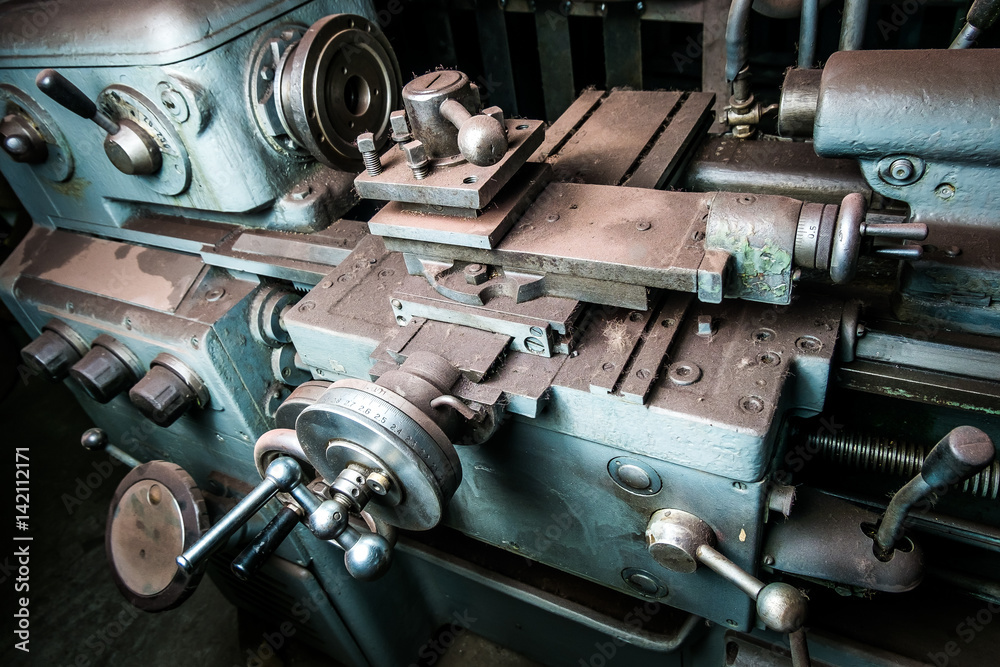 milling machine in a factory milling machine in a factory