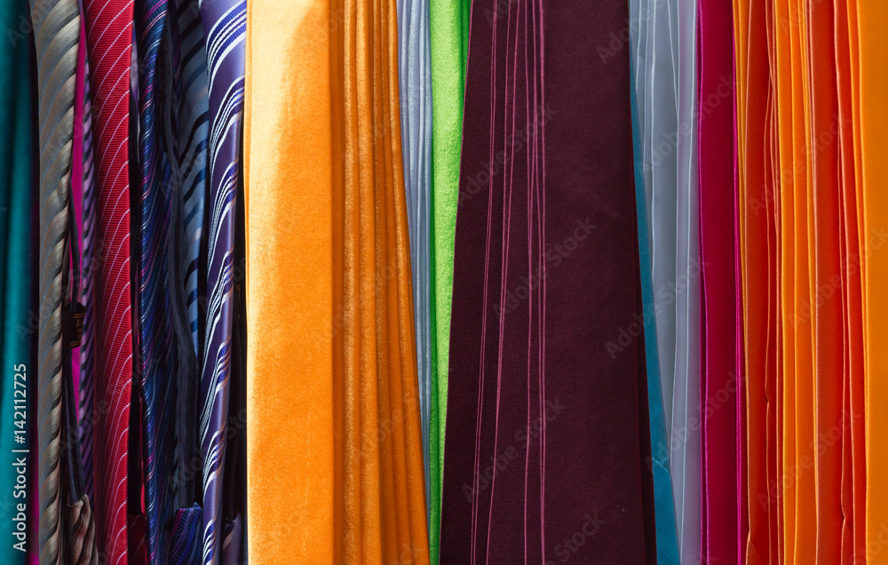 colorful fabric clothes