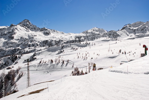 Alpine winter landscape © arkanoide