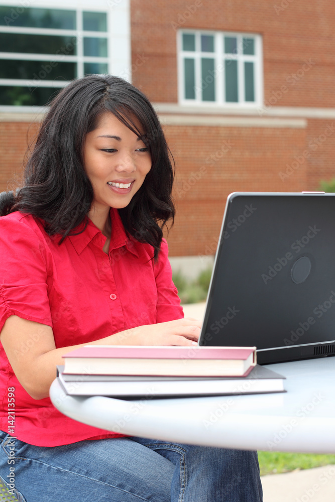 Female Asian college student series Female Asian college student series