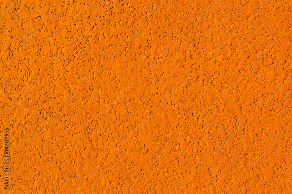 Fototapeta premium Texture walls orange plaster