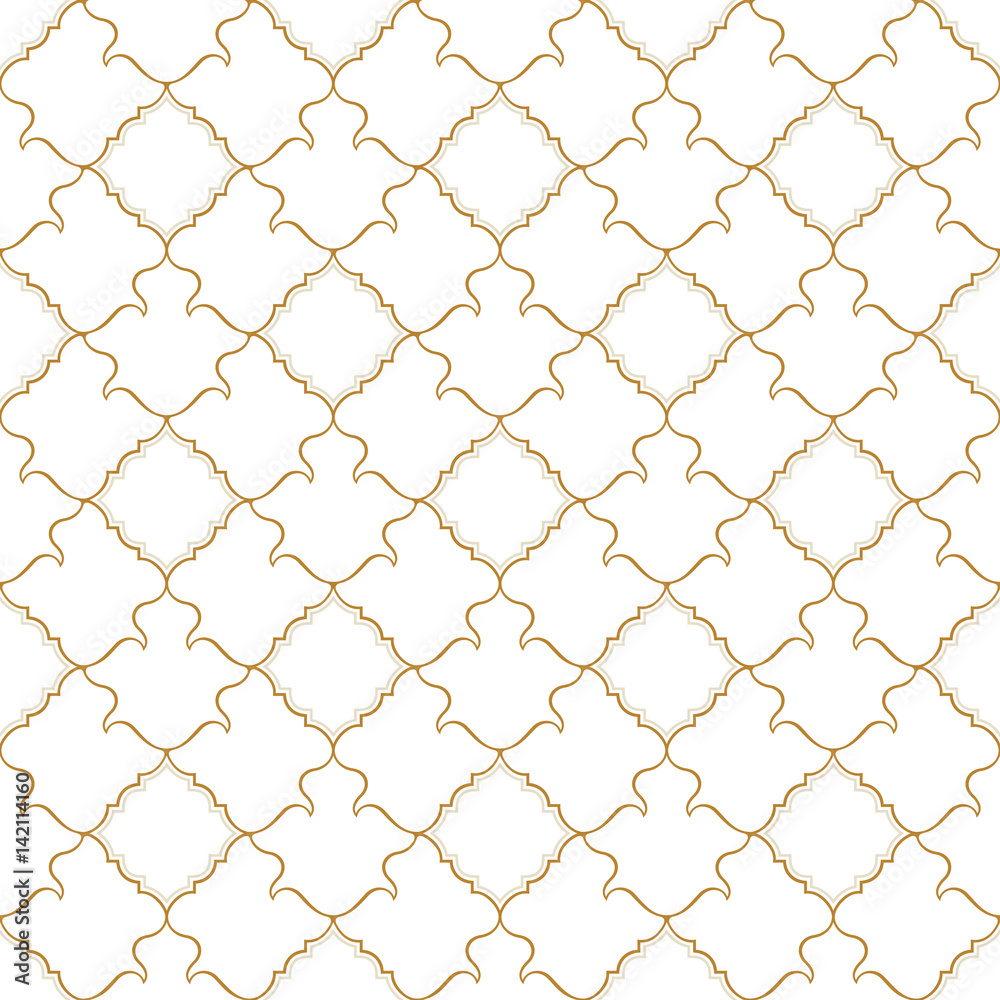 Fototapeta premium Vector seamless pattern with art ornament for design