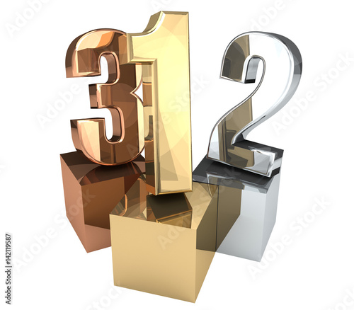 championship golden silver ...