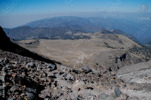 Landscape in volcano of Mexico photo