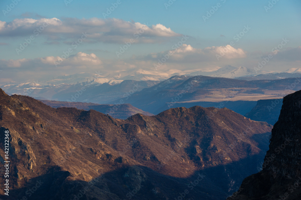 Beautiful mountain landscape with canyon, Armenia