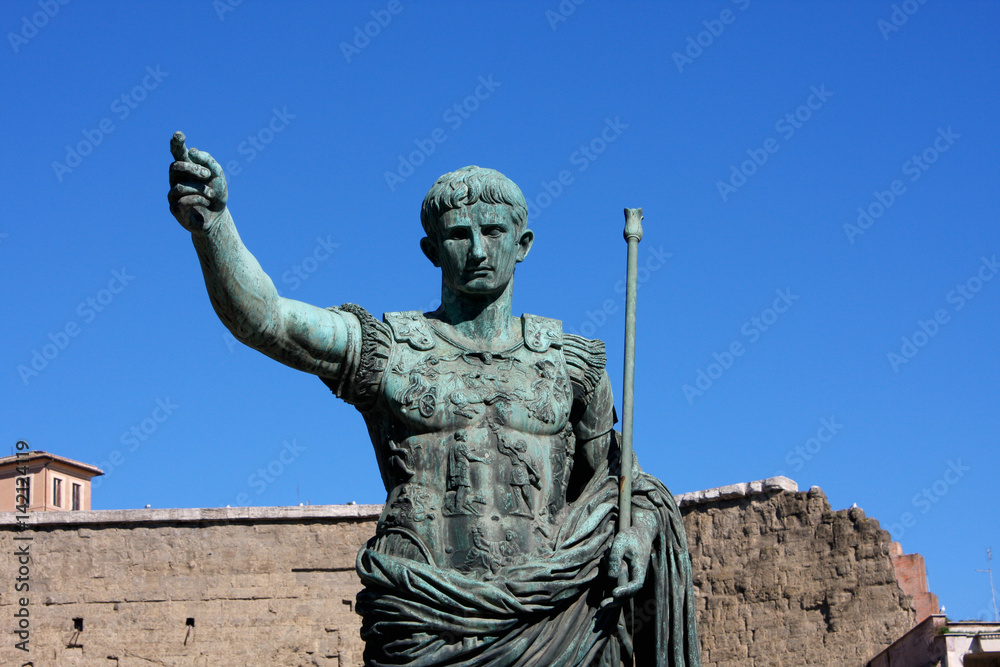Statue of Augustus in Rome, Italy