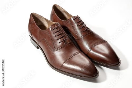 Wallpaper Mural men's shoes on a white background Torontodigital.ca