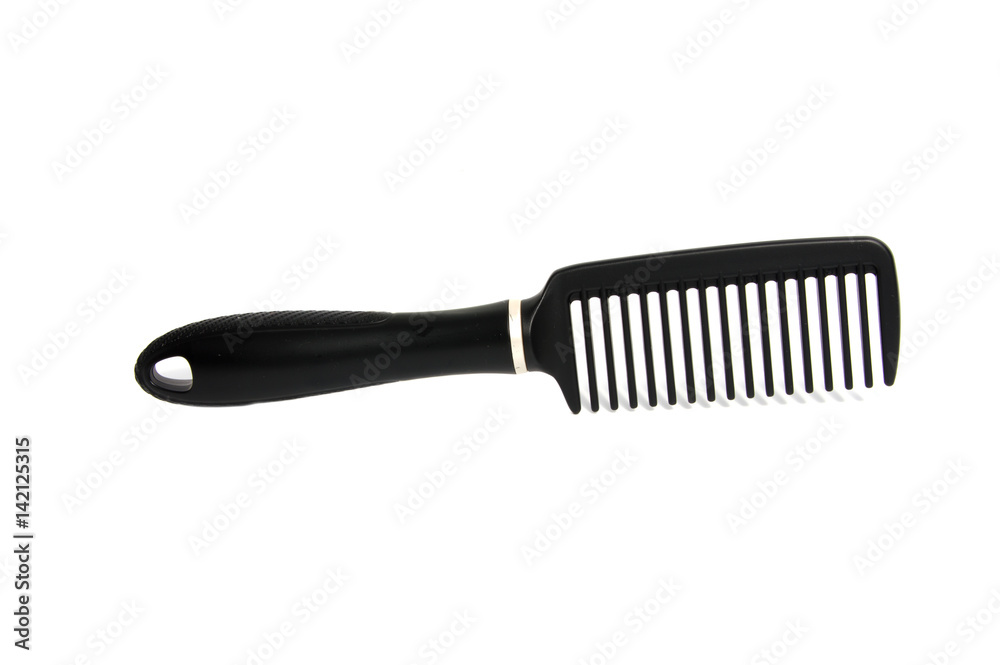 comb for hair isolated on white background