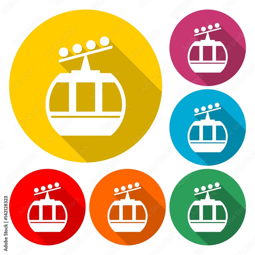 Ski Lift Gondola Snow Mountains - Illustration Ski Lift Gondola Snow Mountains - Illustration