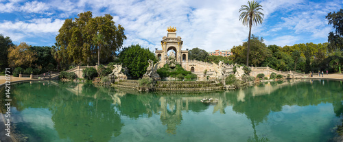 Canvas Print Fountain in Citadel Park