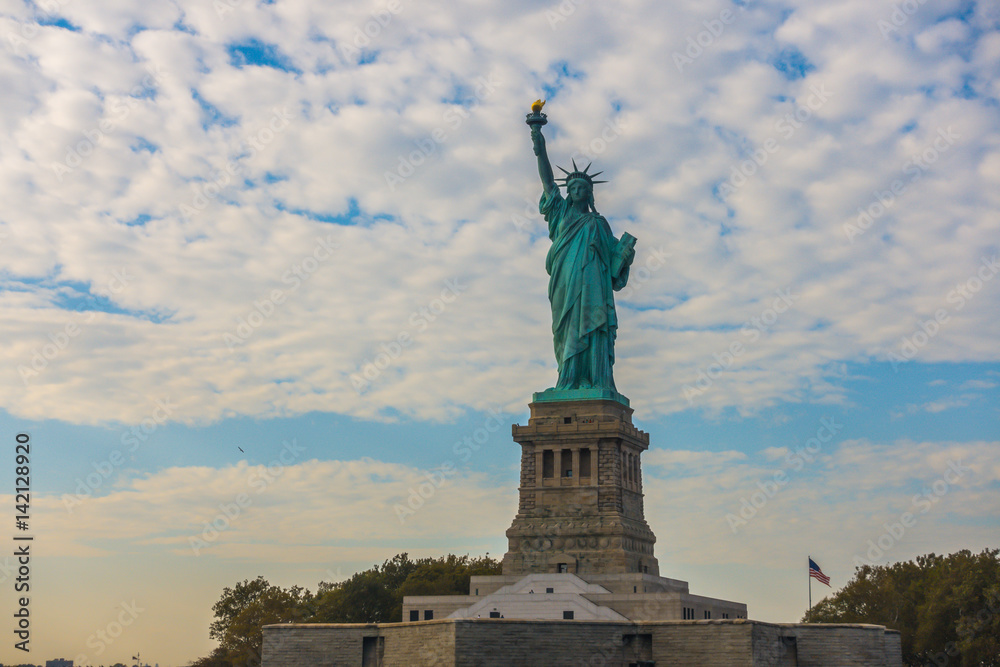 Fototapeta premium Statue of Liberty, New York City , USA .