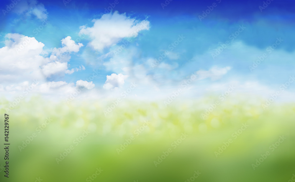 Landschaft Himmel Wolken Wiese Gras - Frühling Sommer Ostern - Banner / Hintergrund weichgezeichnet abgesoftet - Background blurred Copy space text space - Freiraum für Text Landschaft Himmel Wolken Wiese Gras - Frühling Sommer Ostern - Banner / Hintergrund weichgezeichnet abgesoftet - Background blurred Copy space text space - Freiraum für Text