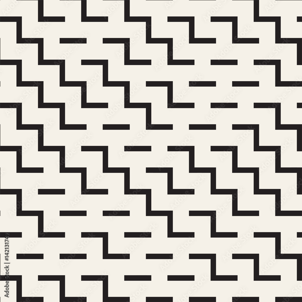 Irregular Maze Shapes Tiling Contemporary Graphic Design. Vector Seamless Black and White Pattern Irregular Maze Shapes Tiling Contemporary Graphic Design. Vector Seamless Black and White Pattern