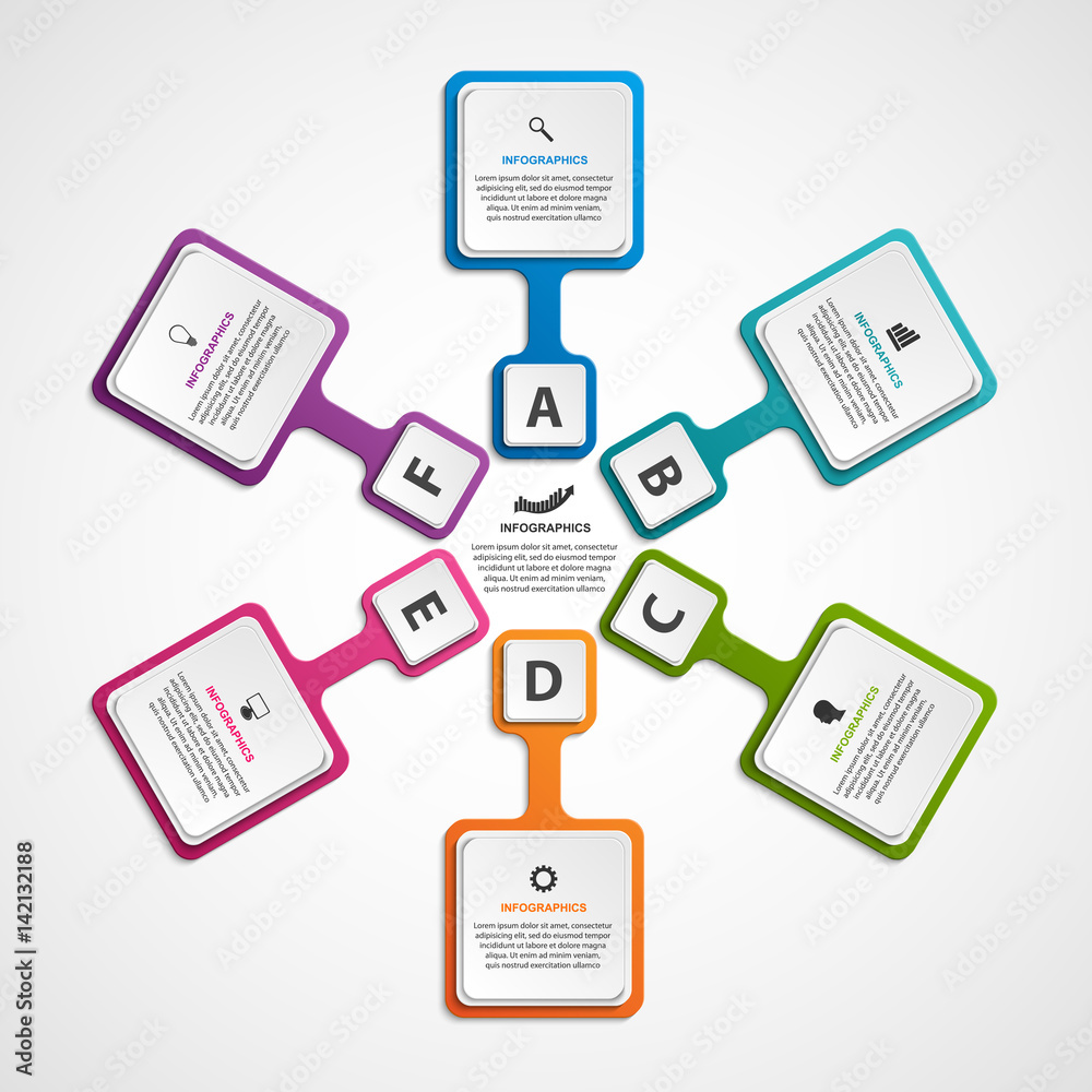 Abstract options infographics template. Infographics for business presentations or information banner. Abstract options infographics template. Infographics for business presentations or information banner.