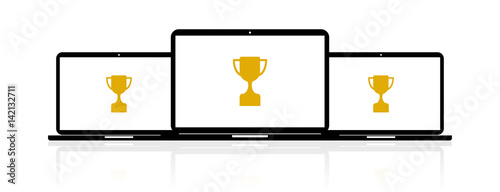 Laptop Banner - Sieger - Testsieger - Gewonnen