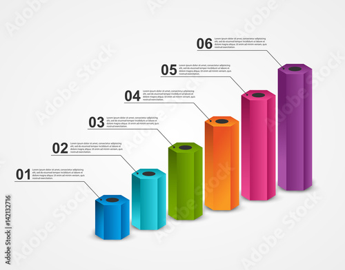 Abstract options infographics template. Infographics for business presentations or information banner.