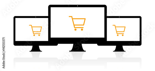 Computer Banner - Shopping - e-commerce