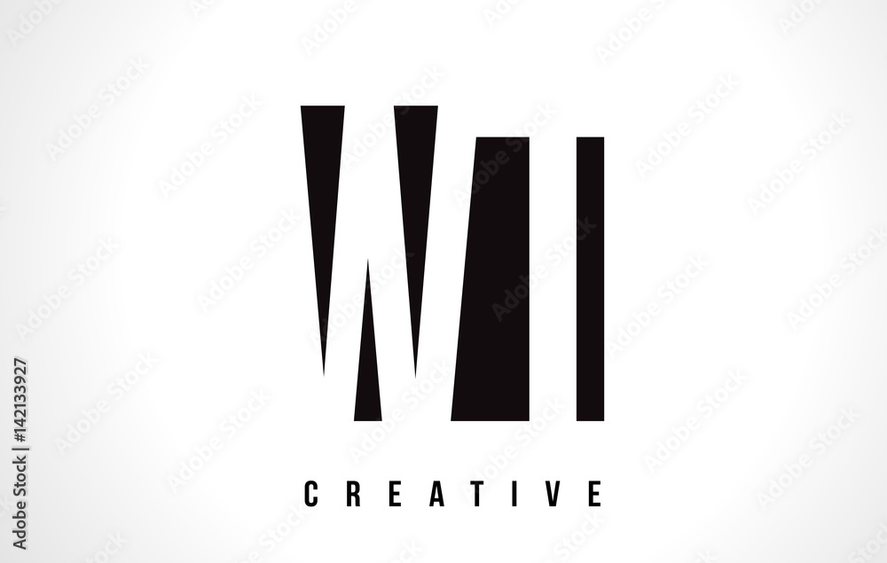 WT W T White Letter Logo Design with Black Square. WT W T White Letter Logo Design with Black Square.
