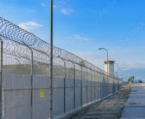 West prison wall walking south