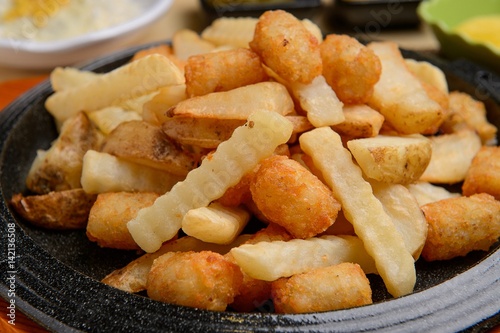 mix French fries