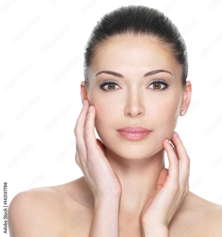 Adult woman with beautiful face Adult woman with beautiful face