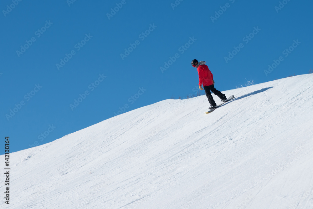People are enjoying ski and snowboarding