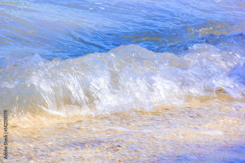 Waves at the beach photo