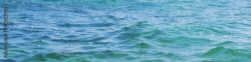 Banner of calm sea surface
