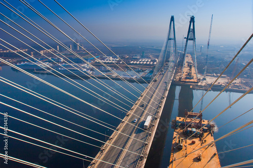 Construction of the bridge....